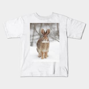 Eastern Cottontail Rabbit Kids T-Shirt